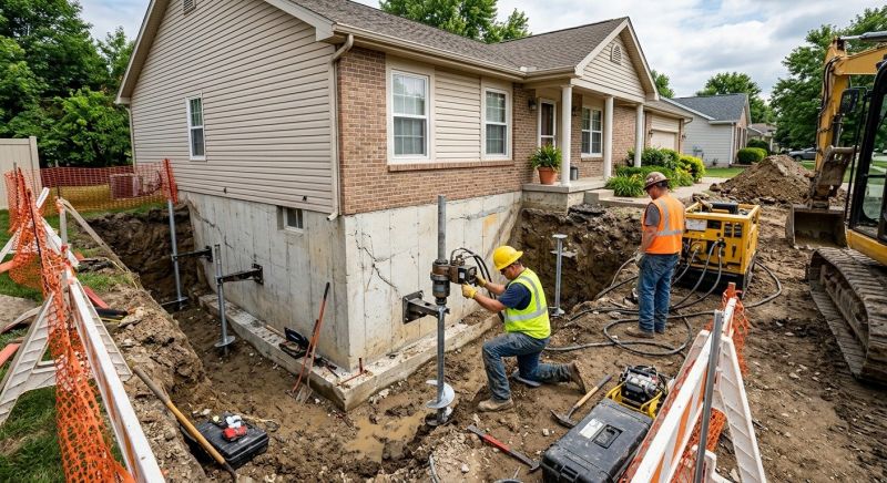 Building Foundation Repair in Denton County, TX