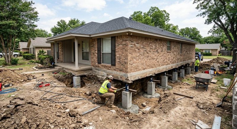 Concrete Foundation Leveling in Wylie, TX