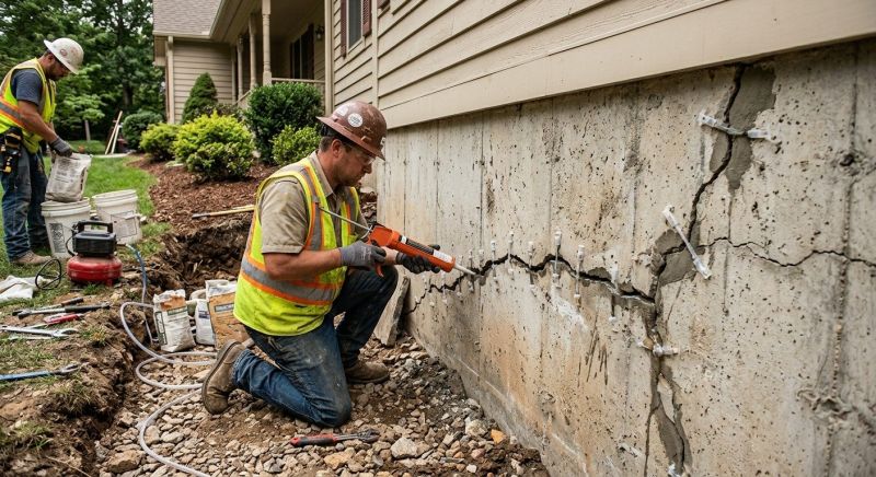 Cracked Foundation Repair in Collin County, TX