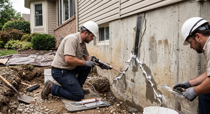 Cracked Foundation Repair in Kaufman, TX