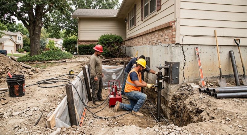 Cracked Foundation Repair in Terrell, TX