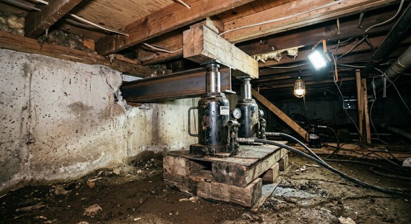 Foundation Jacking in Ellis County, TX