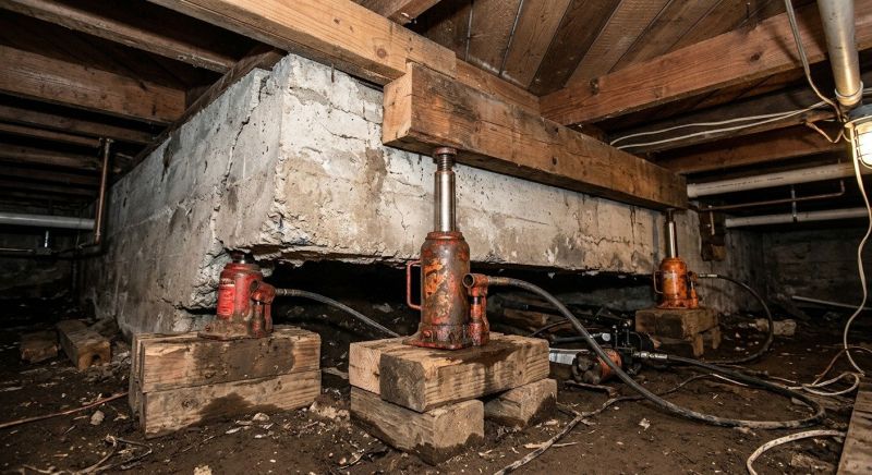 Foundation Jacking in Kaufman, TX