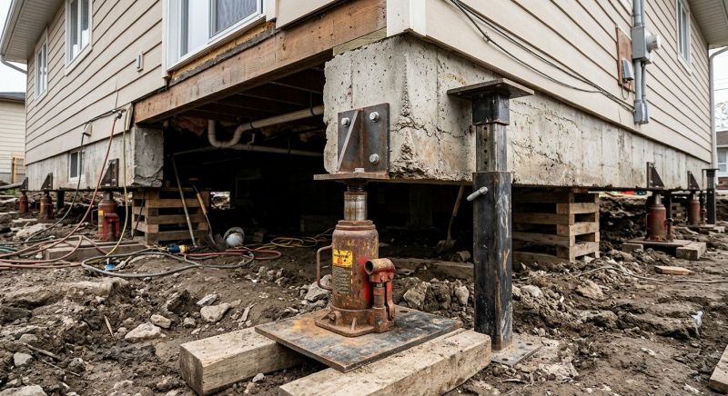 Foundation Jacking in Richardson, TX