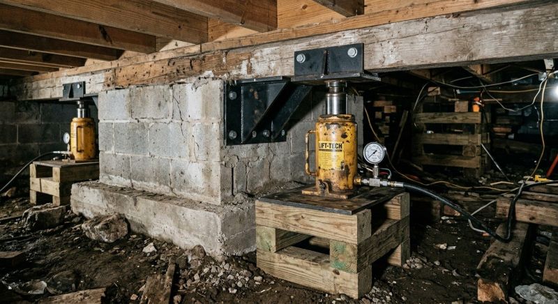 Foundation Jacking in Rowlett, TX