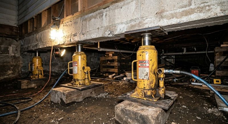 Foundation Jacking in Terrell, TX