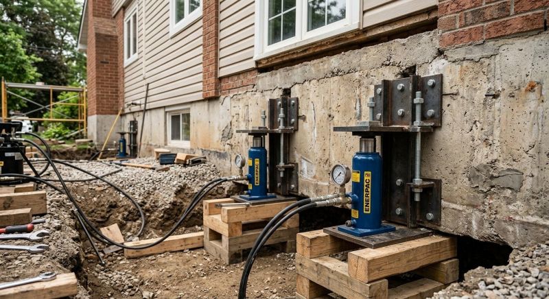 Foundation Jacking in Waxahachie, TX