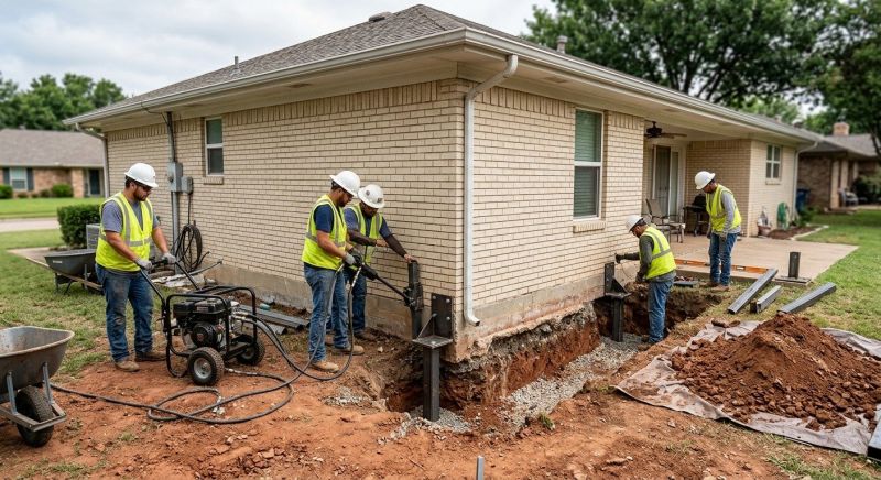 Foundation Stabilizing in Grand Prairie, TX