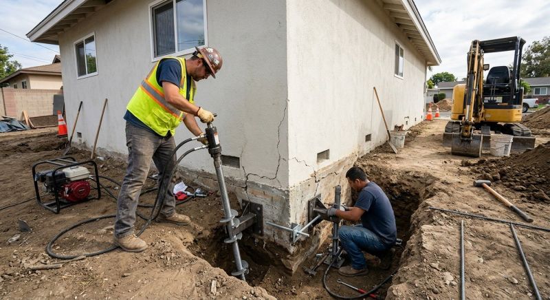 Foundation Stabilizing in Kaufman, TX