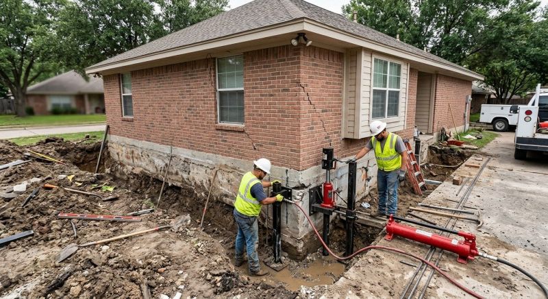 Home Foundation Repair in Desoto, TX