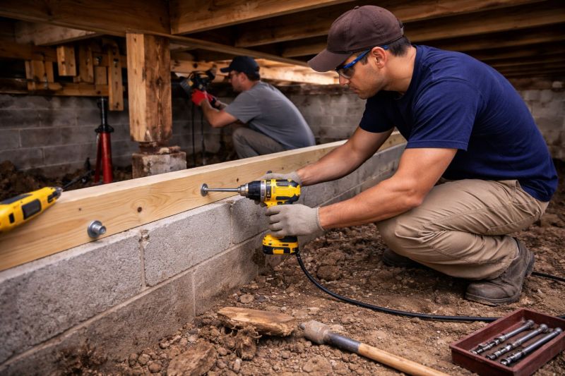 House Foundation Repair in Grand Prairie, TX