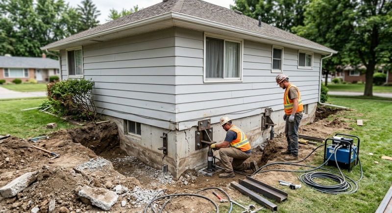 House Foundation Repair in Irving, TX