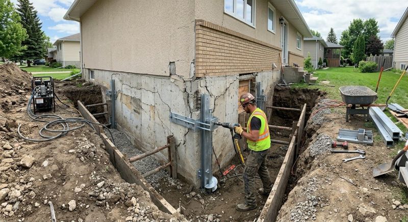 House Foundation Repair in Kaufman County, TX