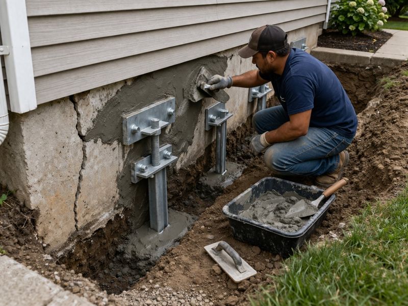 House Foundation Repair in Rockwall, TX