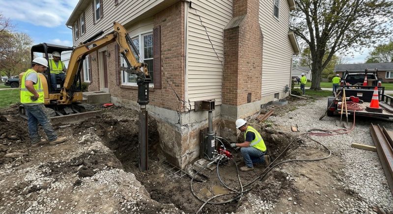 Sinking Foundation Repair in Addison, TX