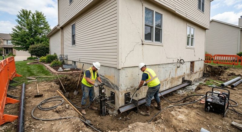 Sinking Foundation Repair in Duncanville, TX