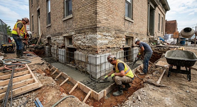 Structural Underpinning in Dallas County, TX